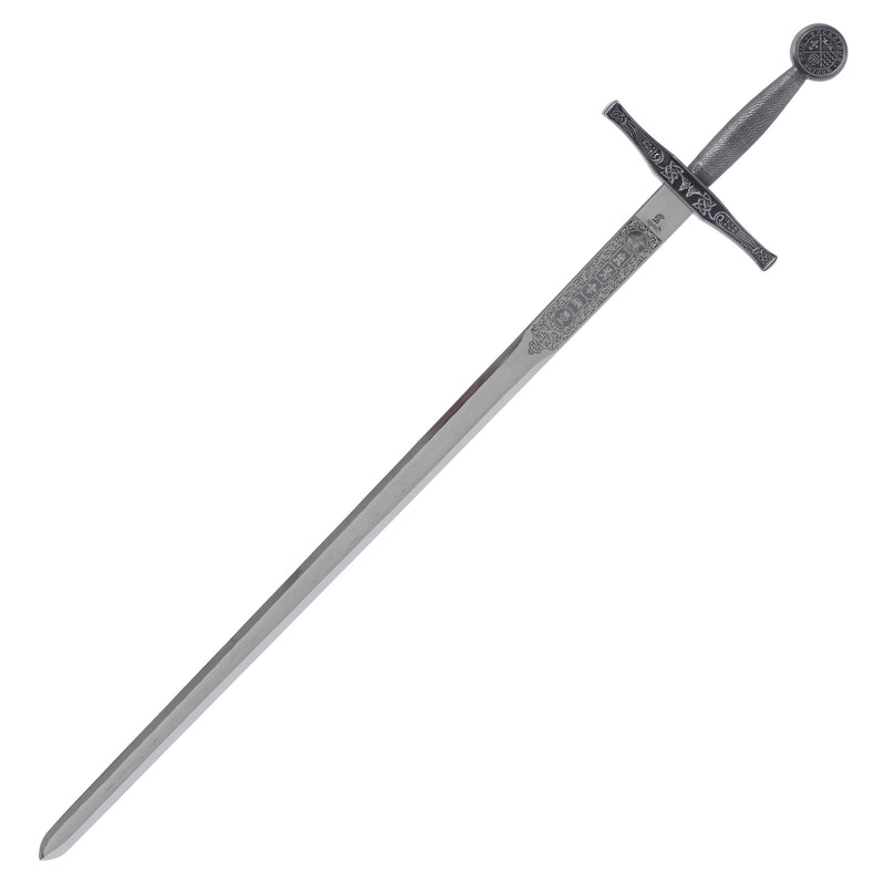 Excalibur Cadet Sword replica full length at diagonal angle