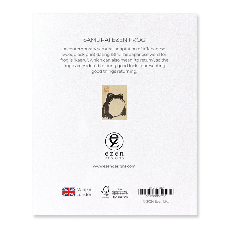 Samurai Ezen Frog - Sticker Set