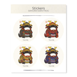 Samurai Ezen Frog - Sticker Set