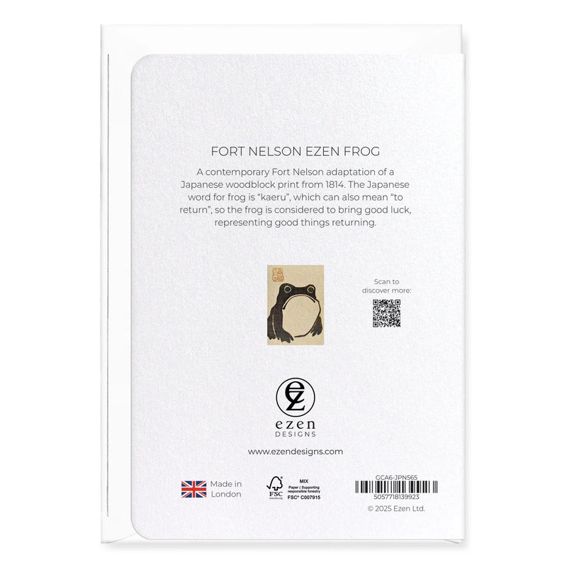 Fort Nelson Ezen Frog Greetings Card