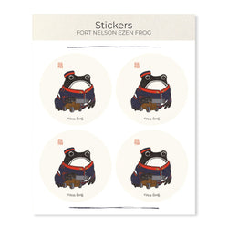 Fort Nelson Ezen Frog - Sticker Set