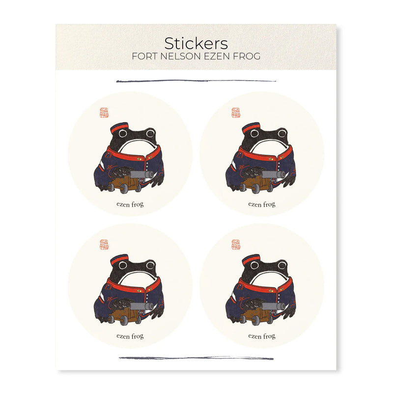 Fort Nelson Ezen Frog - Sticker Set