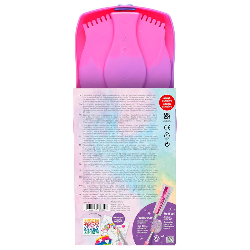 Reverse of packaging with safety information