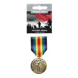 full size gold plated victory medal replica badge