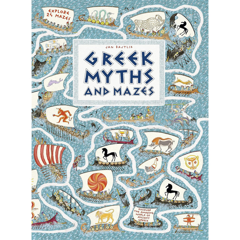 greek myths and mazes front cover