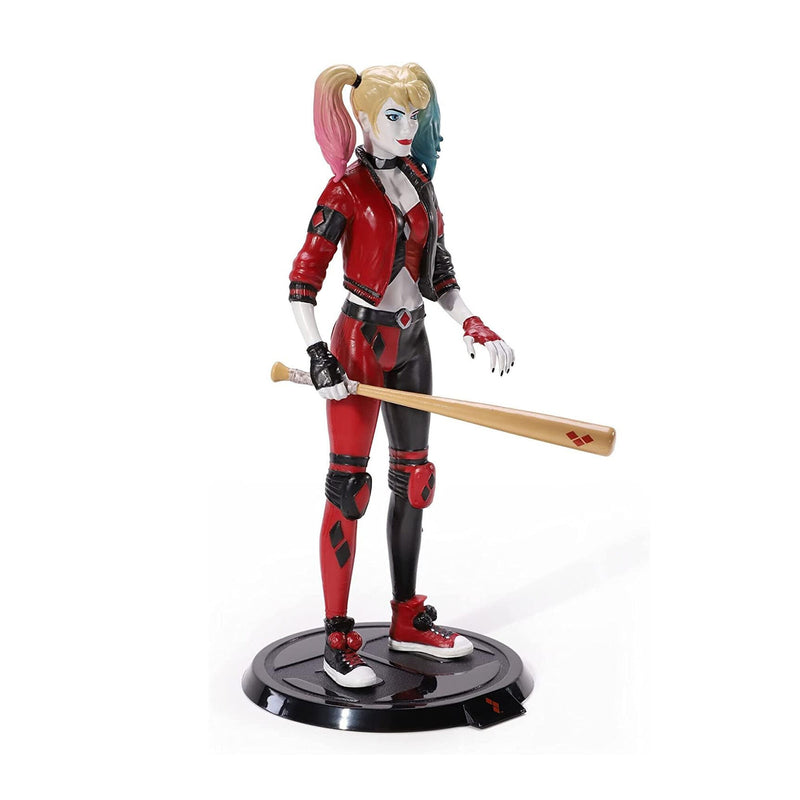 harley quinn rebirth bendy fig on stand right side view