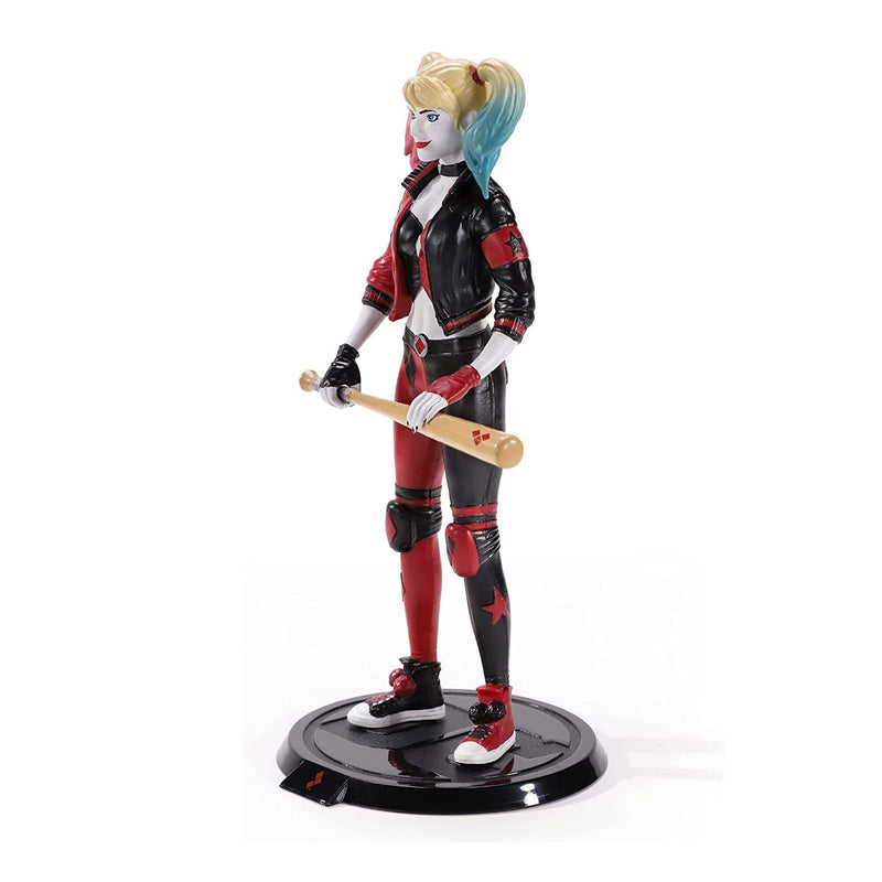 harley quinn rebirth bendy fig on stand left side view