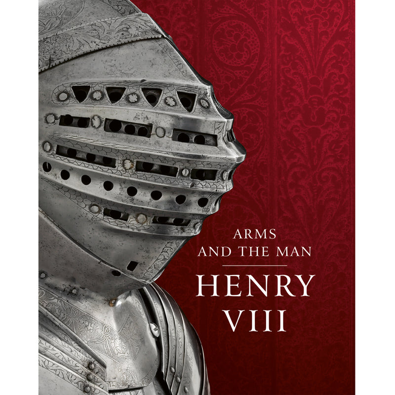 Arms and The Man Henry VIII Book Front Cover - Red with silver armour