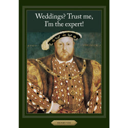 Henry VIII Wedding Card