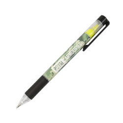 Highlighter / ballpoint pen combo in mtp camo pattern with royal armouries logo
