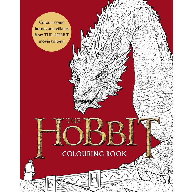 The Hobbit colouring book cover