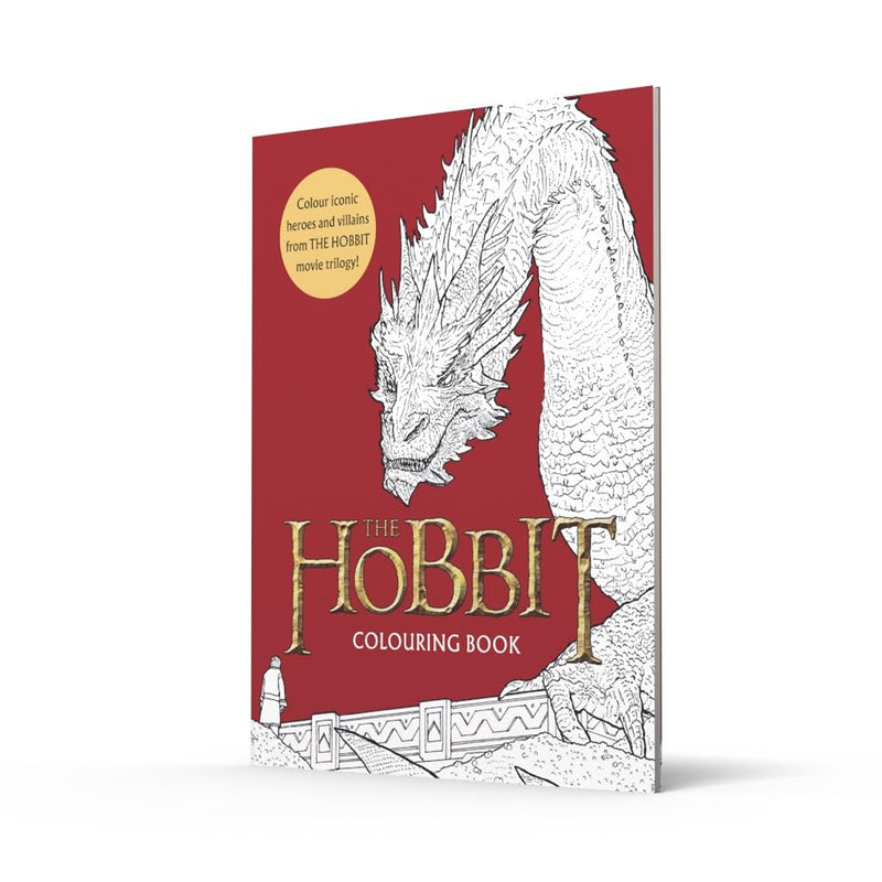 The Hobbit colouring book cover