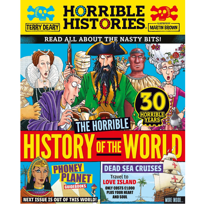 Book cover of Horrible Histories of the World