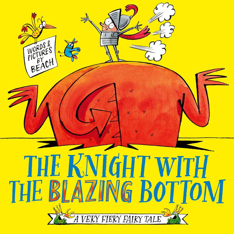 the knight with the blazing bottom front cover
