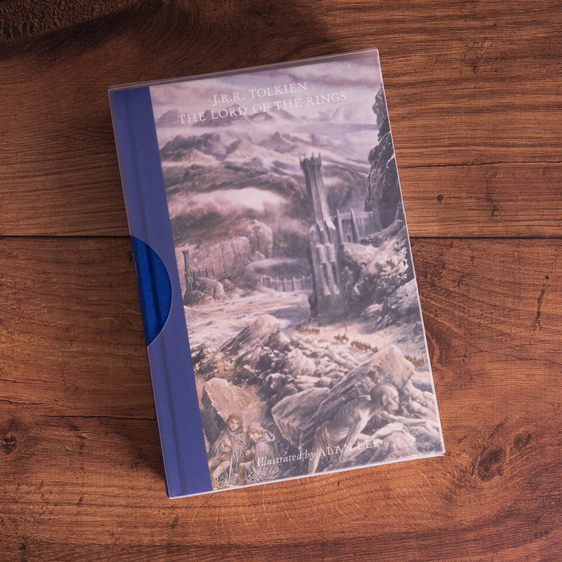 Alan Lee illustrated bound trilogy of Lord of the Rings by J.R.R.Tolkien