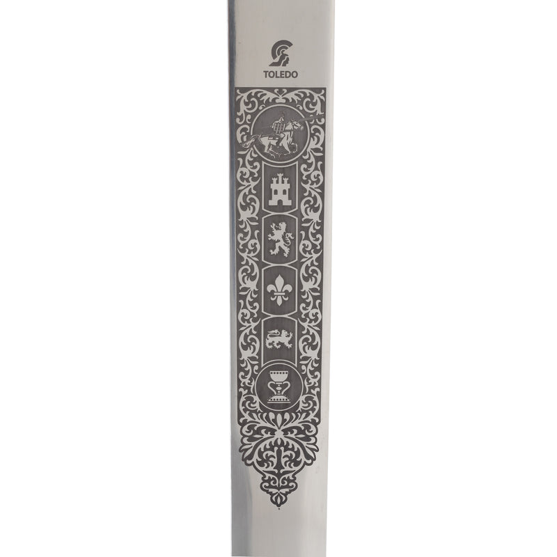 Deluxe Lancelot Sword engraved blade detail