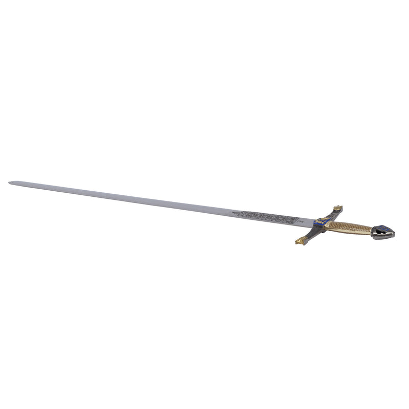 Deluxe Lancelot Sword full length lying flat at an angle