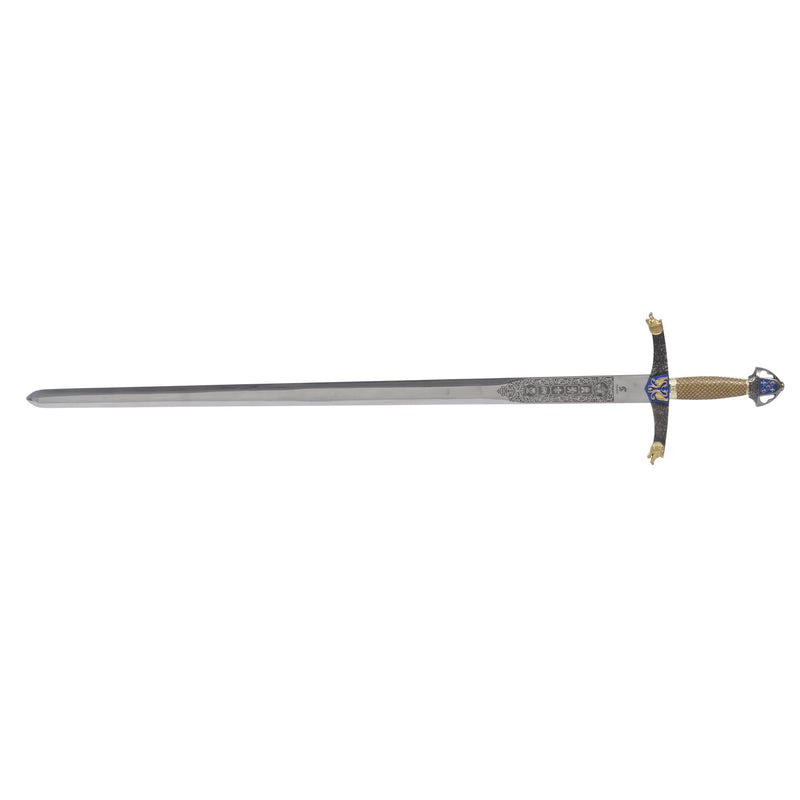 Deluxe Lancelot Sword full length sideways