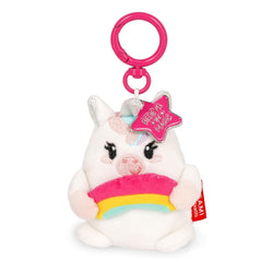 Super Soft Unicorn Plush Carabiner Keyring Bag Charm