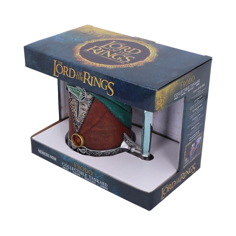 Lord of the rings collectable Frodo tankard in it's branded packaging