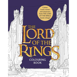 Lord of the rings colouring book cover