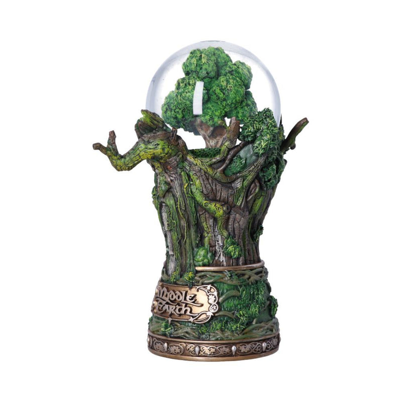 Decorative piece resembling a tree with a glass dome on a white background