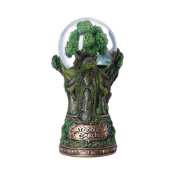 Decorative piece with a tree and 'Middle Earth' inscription on a white background