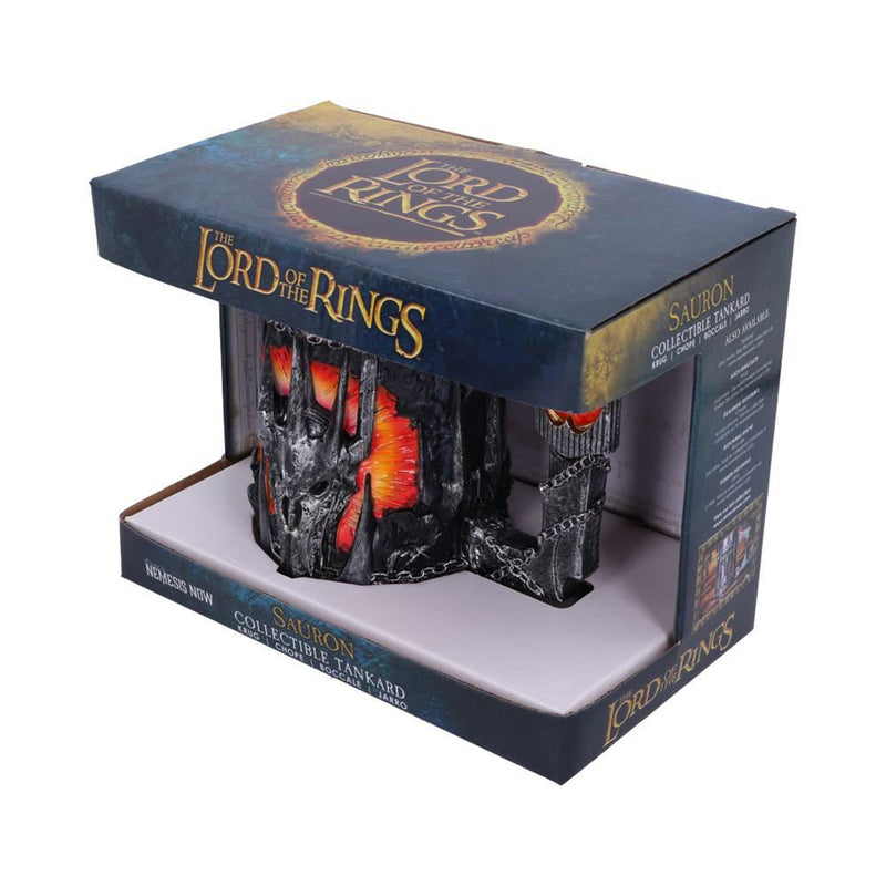 Lord of the Rings Sauron Tankard in branded packaging