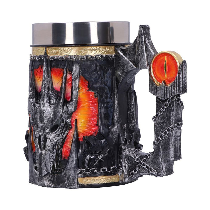 Lord of the Rings Sauron Tankard Saurons Helm back left side view 