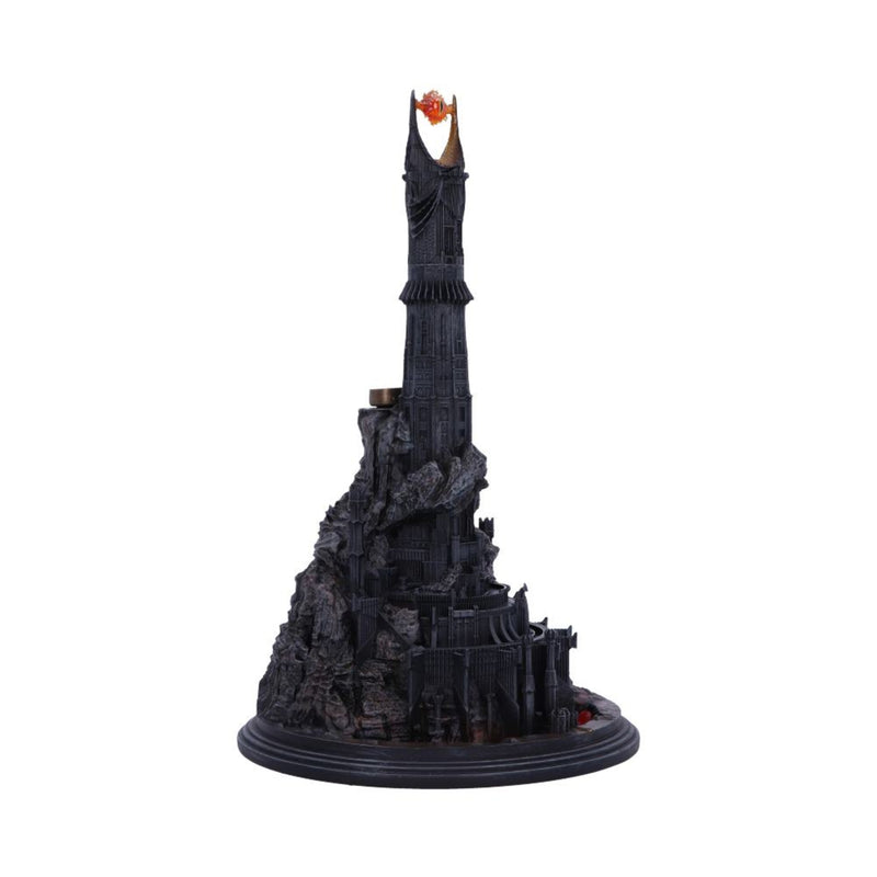Dark tower model on a white background