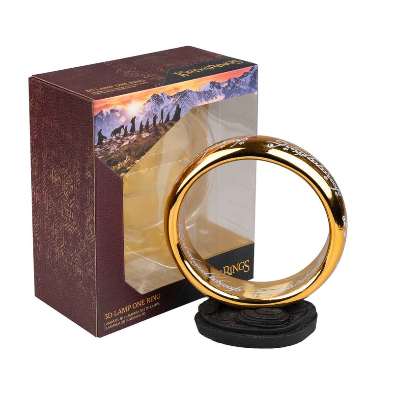 lord of the rings one ring lamp with box
