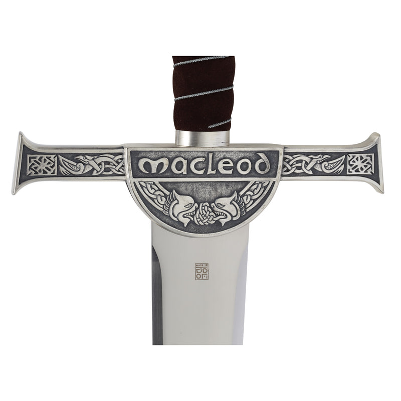 Marto Connor Macleod Sword - Highlander replica crossguard text detail