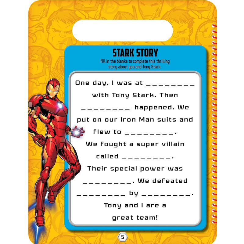 Marvel Avengers Iron Man: Super Hero Wipe-Clean Activities Book