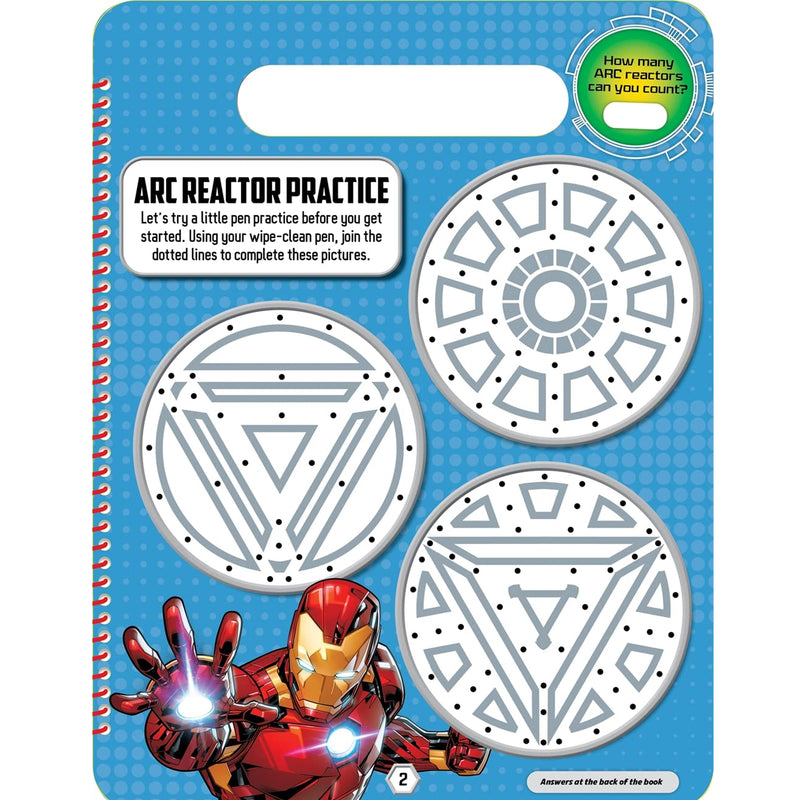 Marvel Avengers Iron Man: Super Hero Wipe-Clean Activities Book