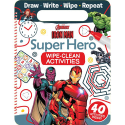 Marvel Avengers Iron Man: Super Hero Wipe-Clean Activities Book