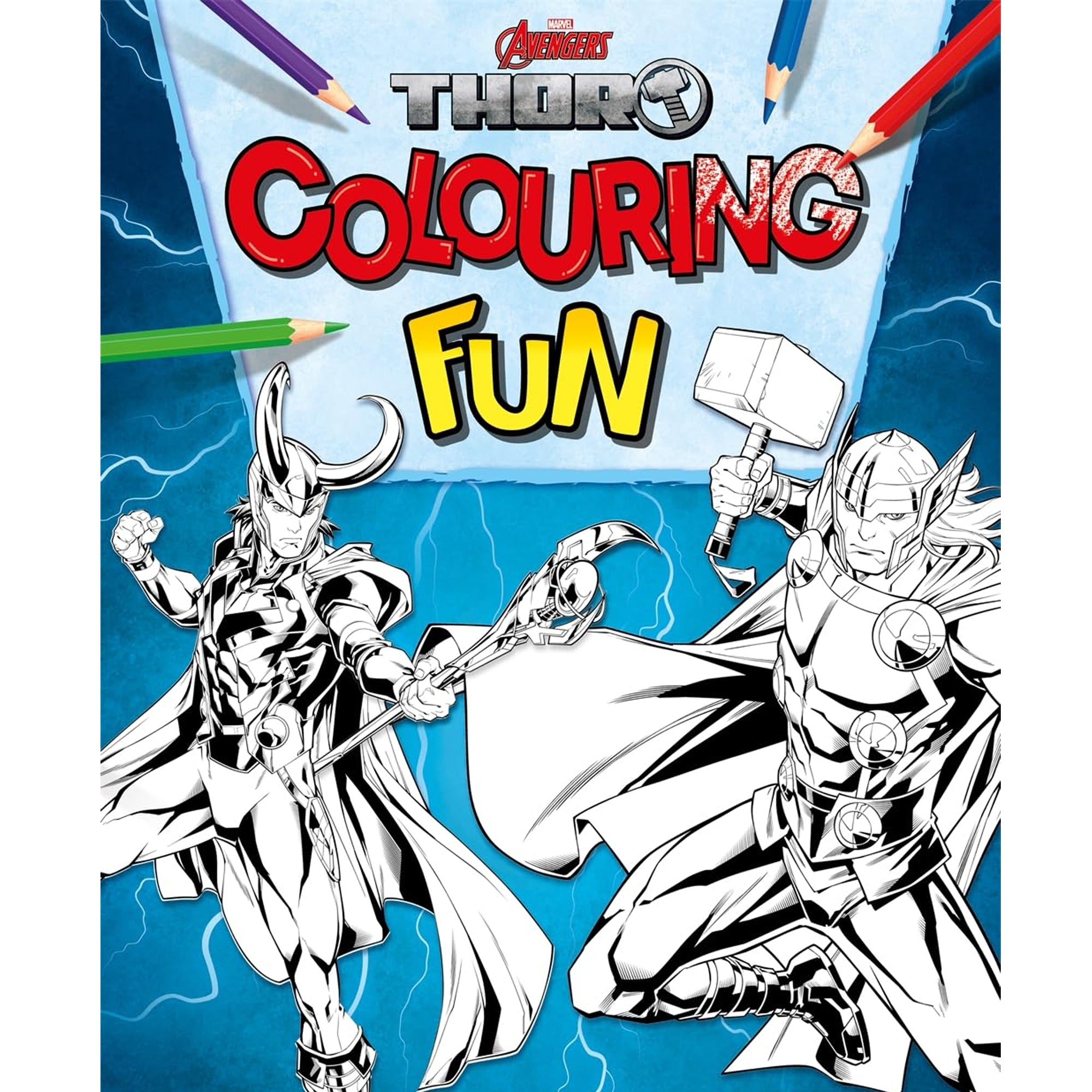 Marvel Colouing Marvel Avengers Thor: Colouring Fun – Royal Armouries Museum Shop