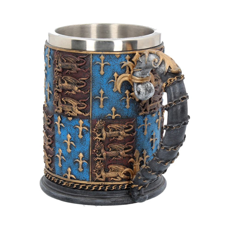Medieval Tankard left side handle view