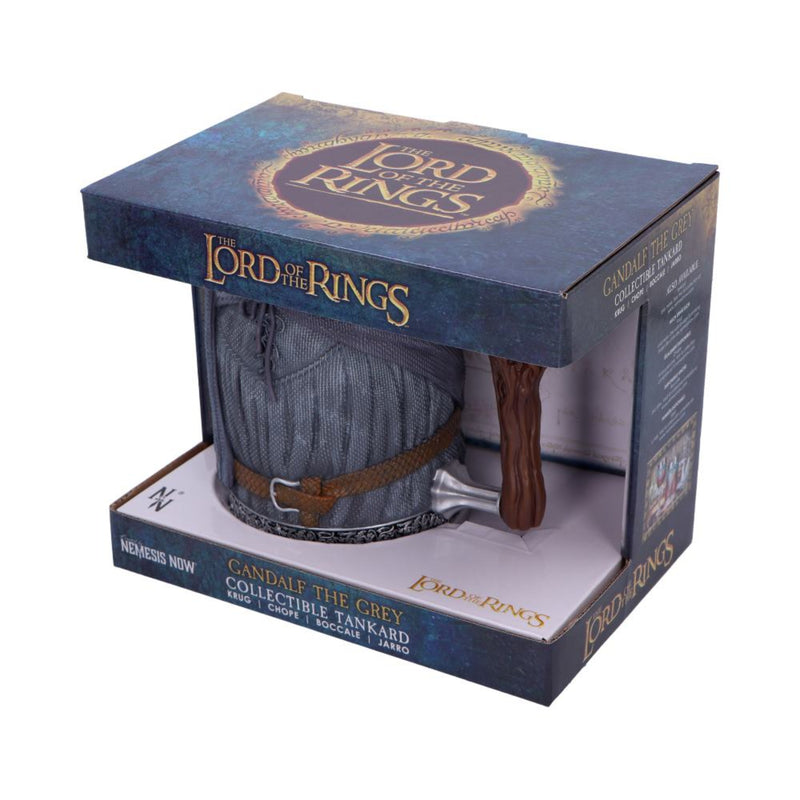 Gandalf the Grey collectible tankard from 'The Lord of the Rings' in packaging