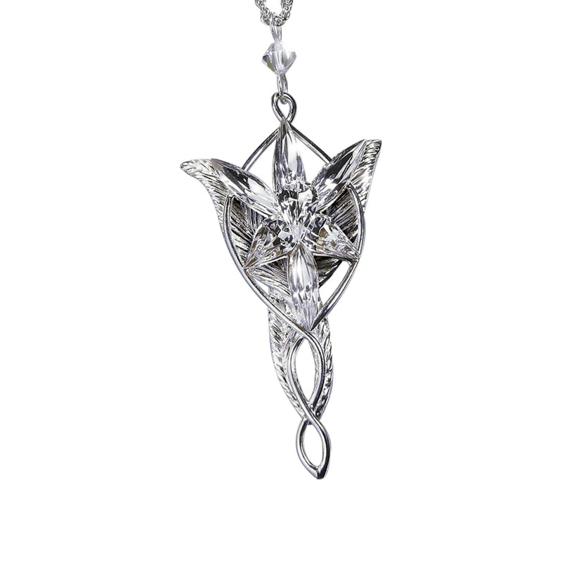 Arwen Evenstar Pendant - Sterling Silver & Swarovski Crystal Necklace - The Lord of the Rings