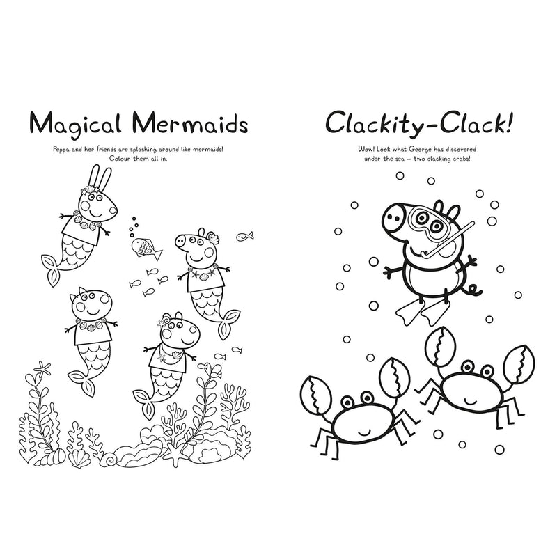 peppas magical adventures colouring book inside spread