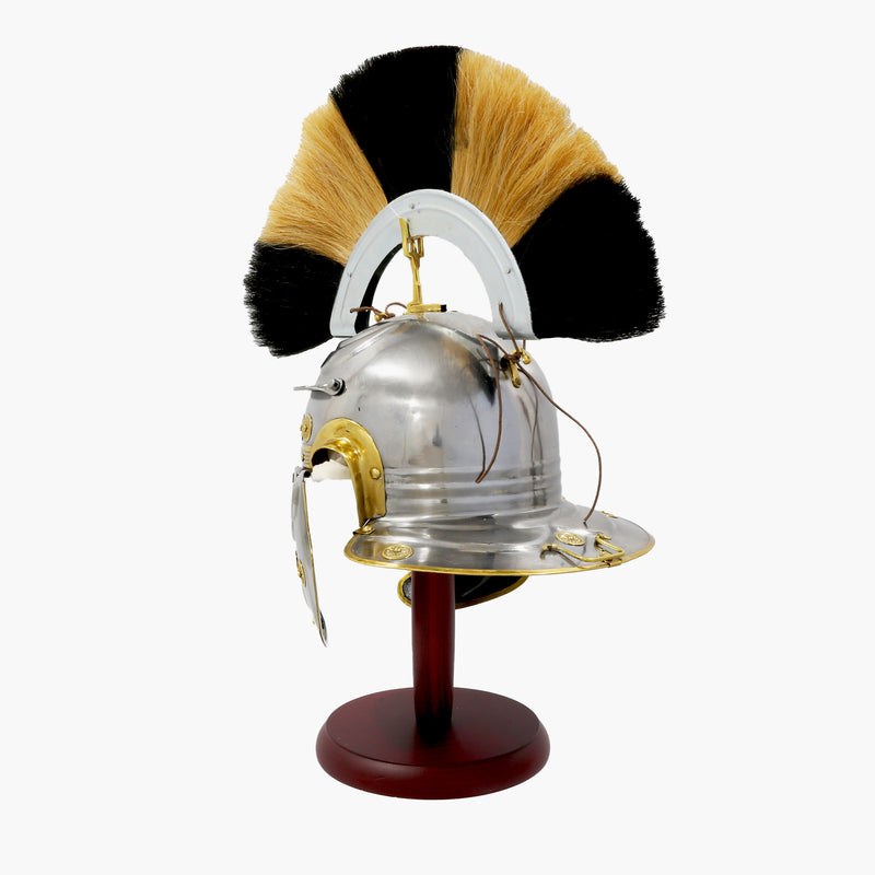 Roman Gallic G helmet back left view