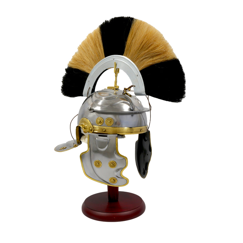 Roman Gallic G helmet front right side view