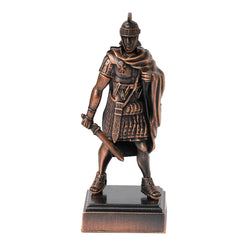 Bronze colour Roman Centurion pencil sharpener- front view