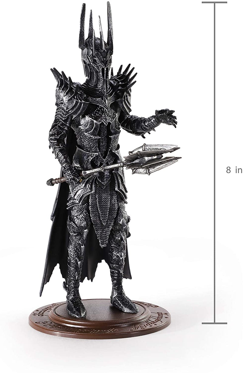 Sauron Bendyfig next to straight line labelled 8 inches