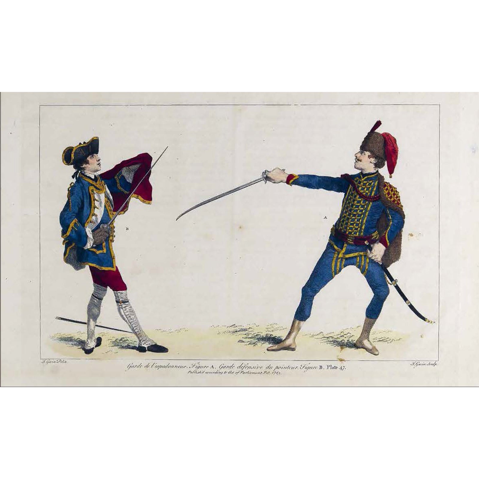 Bon État - Livre Ancien The School Of Fencing - Domenico Angelo - Édition 1971 - Illustré