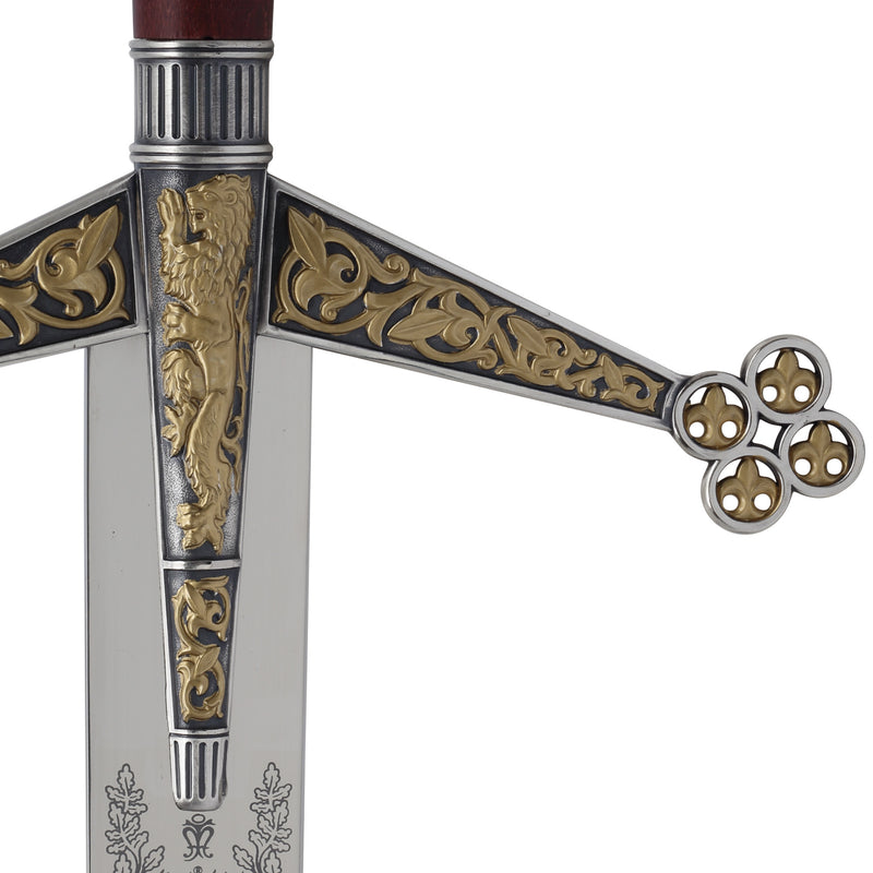 Scottish Claymore Sword replica crossguard detail 