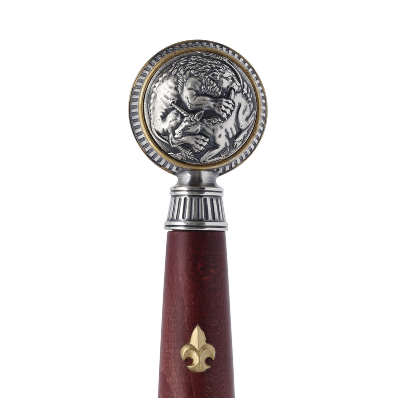 Scottish Claymore Sword replica pommel detail 