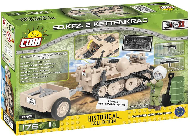Sd.Kfz.2 Kettenkrad model back of box