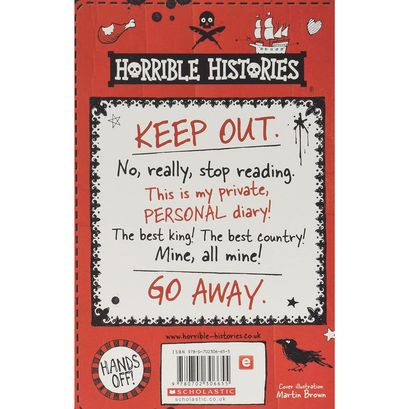 Henry VIII's Secret Diary Horrible Histories Back Cover