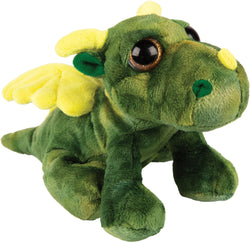 Small rumble green dragon plush toy